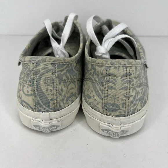 Vans Shoes Womens Size 8 Atwood Floral Paisley Gray Low-Top Skate Sneakers - Picture 4 of 10